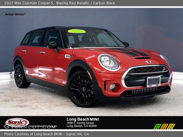 2017 Mini Clubman Cooper S in Blazing Red Metallic