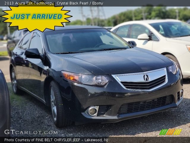 2013 Acura TSX Technology in Crystal Black Pearl