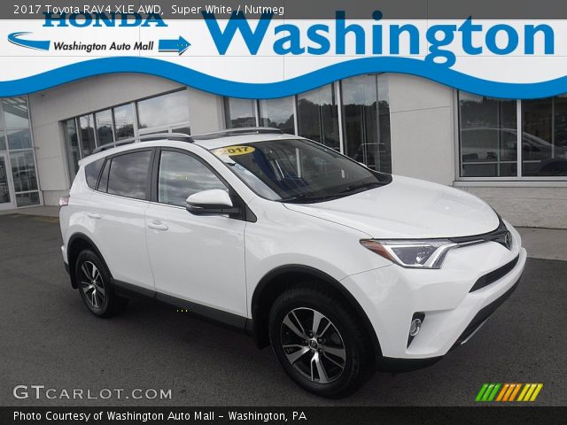 2017 Toyota RAV4 XLE AWD in Super White