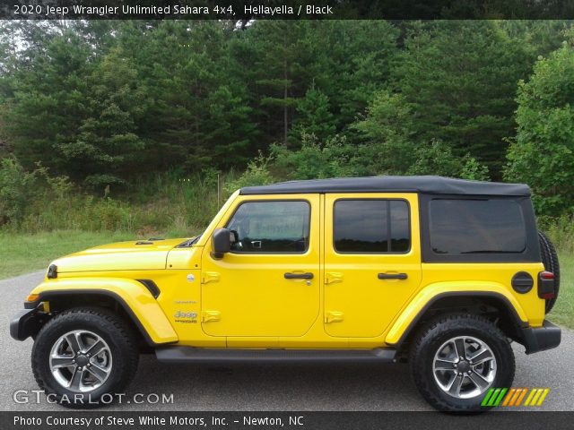 2020 Jeep Wrangler Unlimited Sahara 4x4 in Hellayella