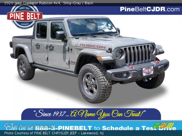 2020 Jeep Gladiator Rubicon 4x4 in Sting-Gray