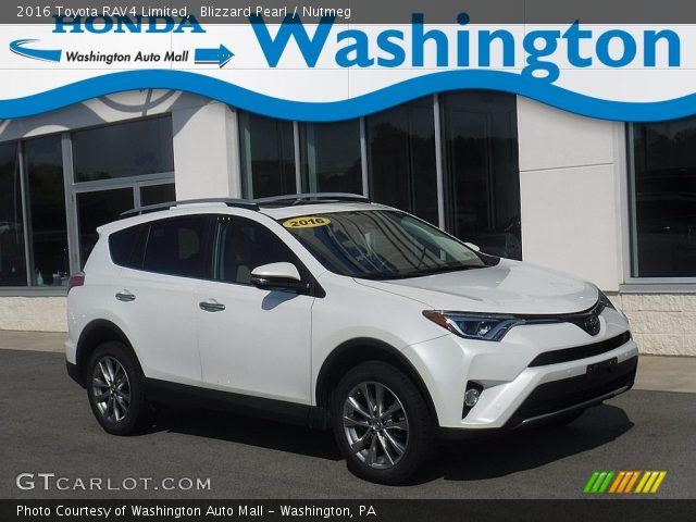 2016 Toyota RAV4 Limited in Blizzard Pearl