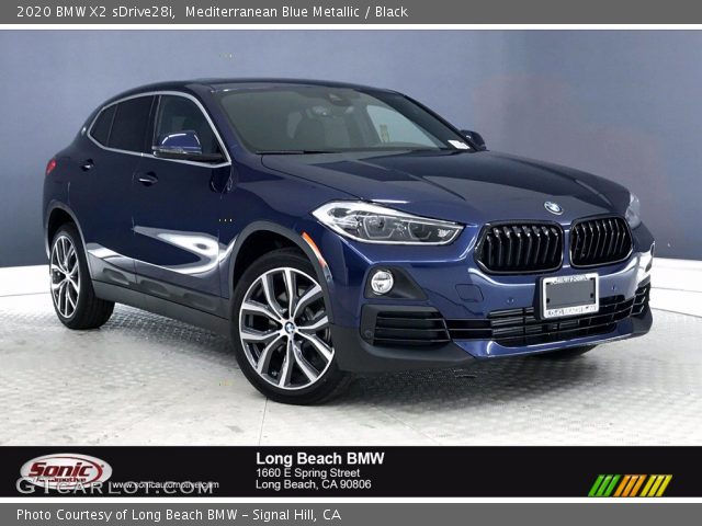 2020 BMW X2 sDrive28i in Mediterranean Blue Metallic