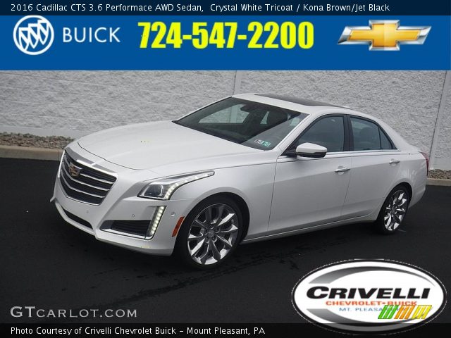 2016 Cadillac CTS 3.6 Performace AWD Sedan in Crystal White Tricoat