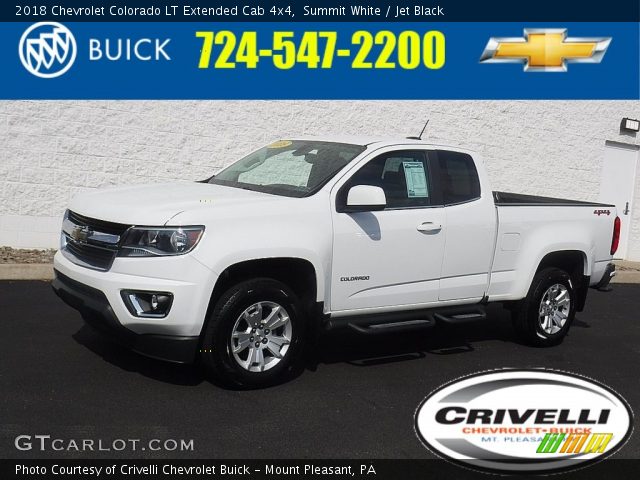 2018 Chevrolet Colorado LT Extended Cab 4x4 in Summit White