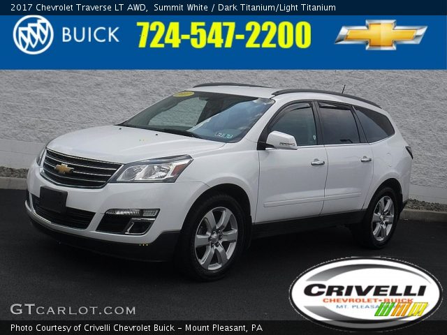 2017 Chevrolet Traverse LT AWD in Summit White