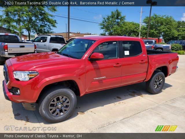 2020 Toyota Tacoma SR5 Double Cab 4x4 in Barcelona Red Metallic