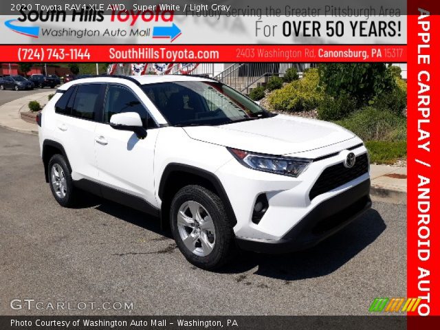 2020 Toyota RAV4 XLE AWD in Super White