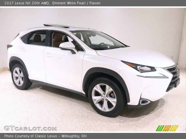 2017 Lexus NX 200t AWD in Eminent White Pearl