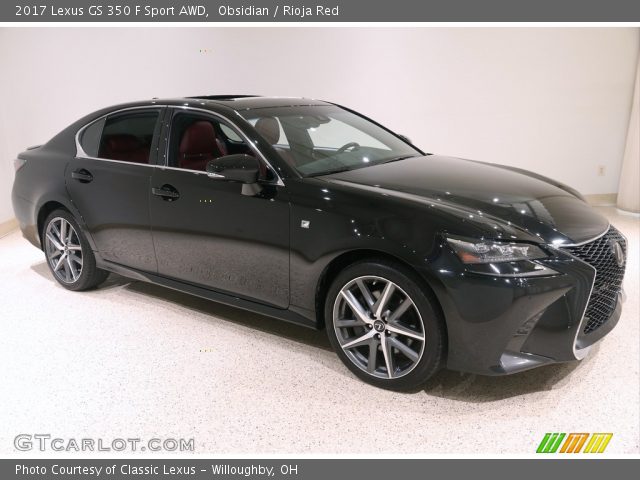 2017 Lexus GS 350 F Sport AWD in Obsidian