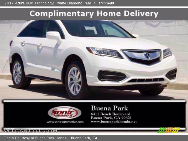 2017 Acura RDX Technology in White Diamond Pearl