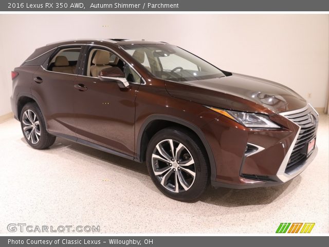2016 Lexus RX 350 AWD in Autumn Shimmer