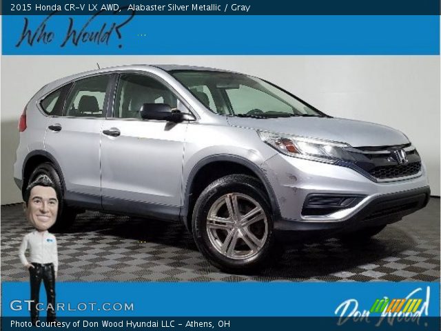 2015 Honda CR-V LX AWD in Alabaster Silver Metallic