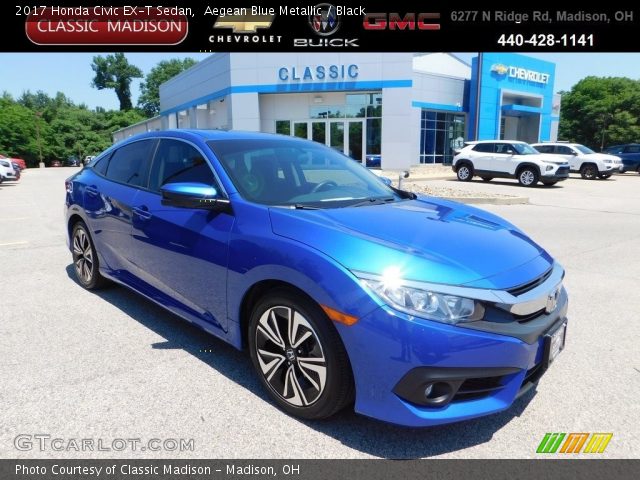 2017 Honda Civic EX-T Sedan in Aegean Blue Metallic