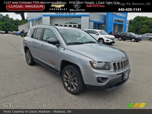 2017 Jeep Compass 75th Anniversary Edition in Billet Silver Metallic