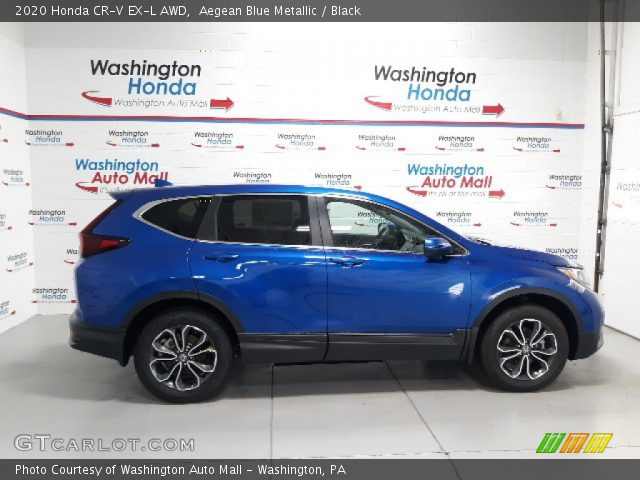 2020 Honda CR-V EX-L AWD in Aegean Blue Metallic