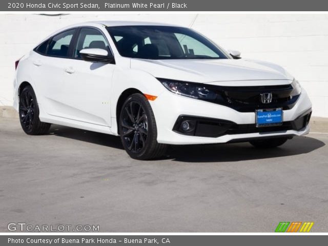 2020 Honda Civic Sport Sedan in Platinum White Pearl
