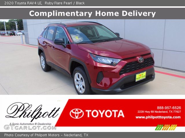 2020 Toyota RAV4 LE in Ruby Flare Pearl