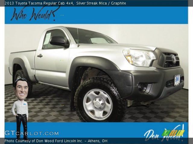 2013 Toyota Tacoma Regular Cab 4x4 in Silver Streak Mica