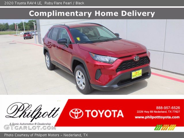 2020 Toyota RAV4 LE in Ruby Flare Pearl