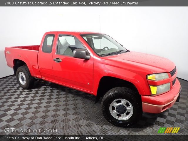 2008 Chevrolet Colorado LS Extended Cab 4x4 in Victory Red