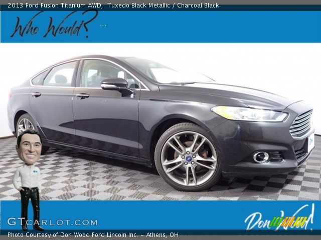 2013 Ford Fusion Titanium AWD in Tuxedo Black Metallic
