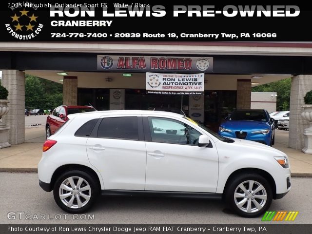 2015 Mitsubishi Outlander Sport ES in White
