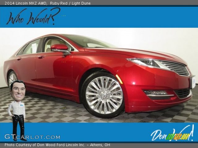 2014 Lincoln MKZ AWD in Ruby Red