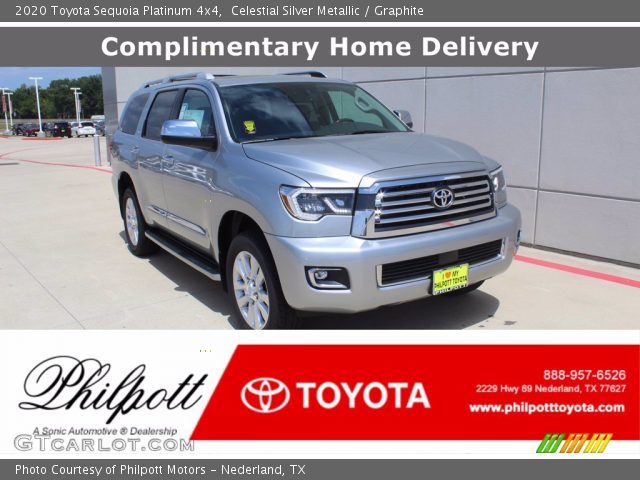 2020 Toyota Sequoia Platinum 4x4 in Celestial Silver Metallic