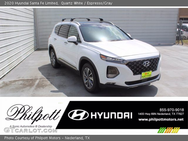 2020 Hyundai Santa Fe Limited in Quartz White