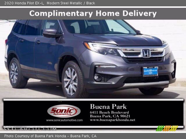 2020 Honda Pilot EX-L in Modern Steel Metallic