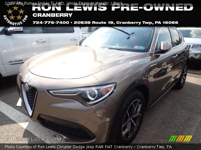 2019 Alfa Romeo Stelvio Ti AWD in Imola Titanium Metallic