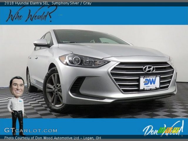2018 Hyundai Elantra SEL in Symphony Silver