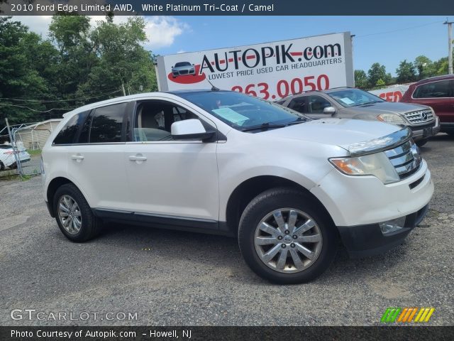 2010 Ford Edge Limited AWD in White Platinum Tri-Coat