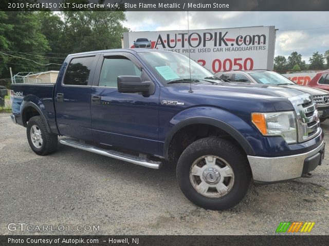 2010 Ford F150 XLT SuperCrew 4x4 in Blue Flame Metallic