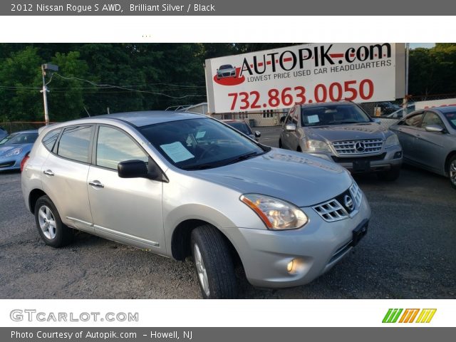 2012 Nissan Rogue S AWD in Brilliant Silver