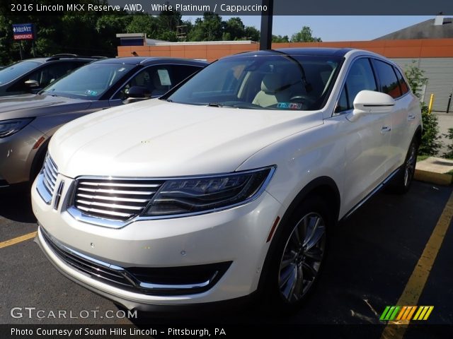 2016 Lincoln MKX Reserve AWD in White Platinum