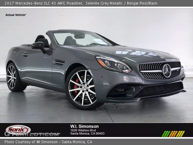 2017 Mercedes-Benz SLC 43 AMG Roadster in Selenite Grey Metallic