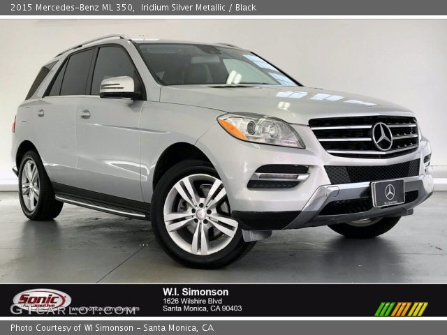 2015 Mercedes-Benz ML 350 in Iridium Silver Metallic