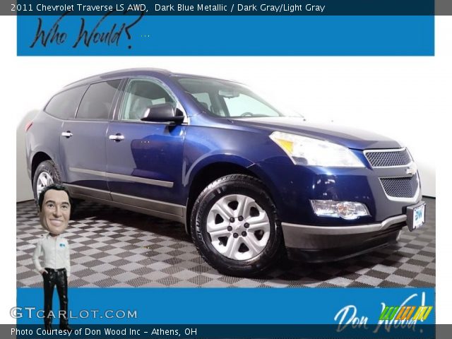 2011 Chevrolet Traverse LS AWD in Dark Blue Metallic