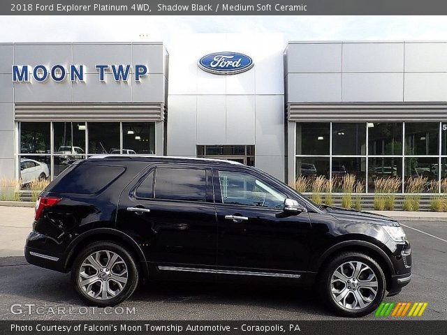 2018 Ford Explorer Platinum 4WD in Shadow Black