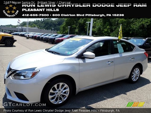 2017 Nissan Sentra SV in Brilliant Silver
