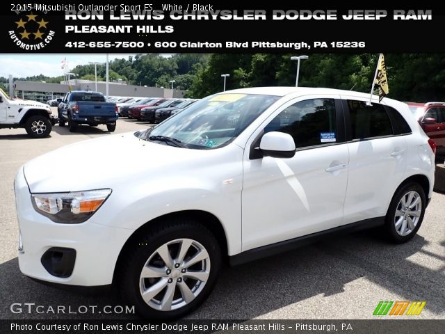 2015 Mitsubishi Outlander Sport ES in White