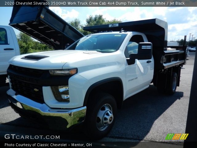 2020 Chevrolet Silverado 3500HD Work Truck Crew Cab 4x4 Dump Truck in Summit White