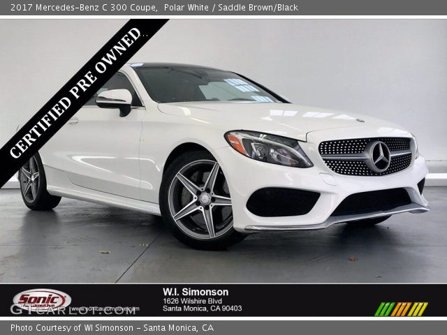2017 Mercedes-Benz C 300 Coupe in Polar White