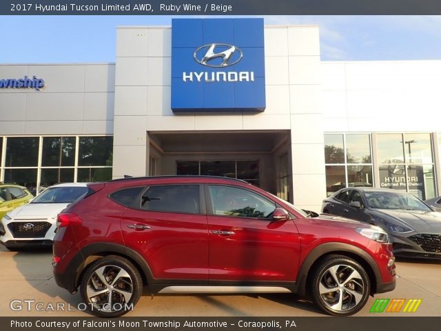 2017 Hyundai Tucson Limited AWD in Ruby Wine