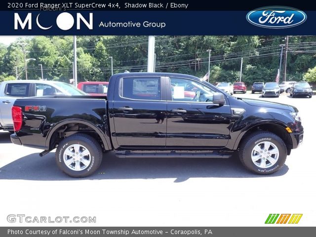 2020 Ford Ranger XLT SuperCrew 4x4 in Shadow Black