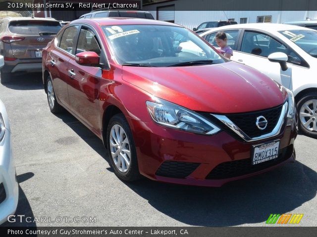 2019 Nissan Sentra SV in Red Alert