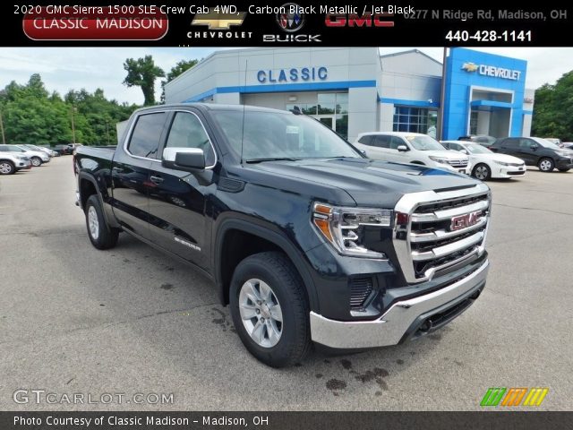 2020 GMC Sierra 1500 SLE Crew Cab 4WD in Carbon Black Metallic