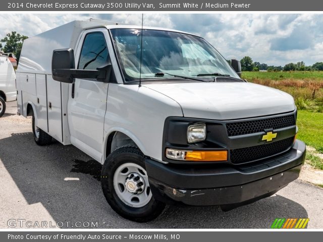 2014 Chevrolet Express Cutaway 3500 Utility Van in Summit White